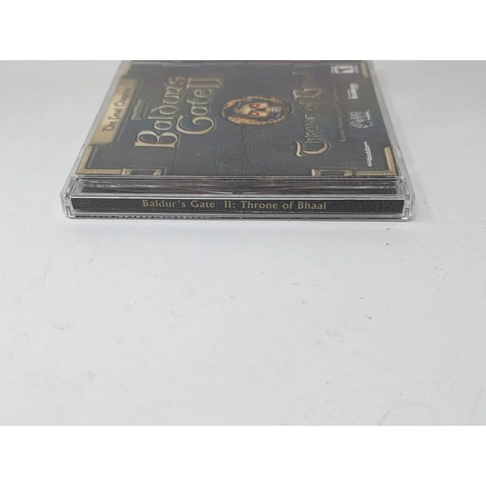 Baldur's Gate II Throne‎ of Bhaal PC CD-ROM Jewel Case 2000 VTG
